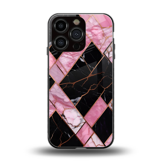 Rose Luxe back phone cover | glass case for iphone 16 pro