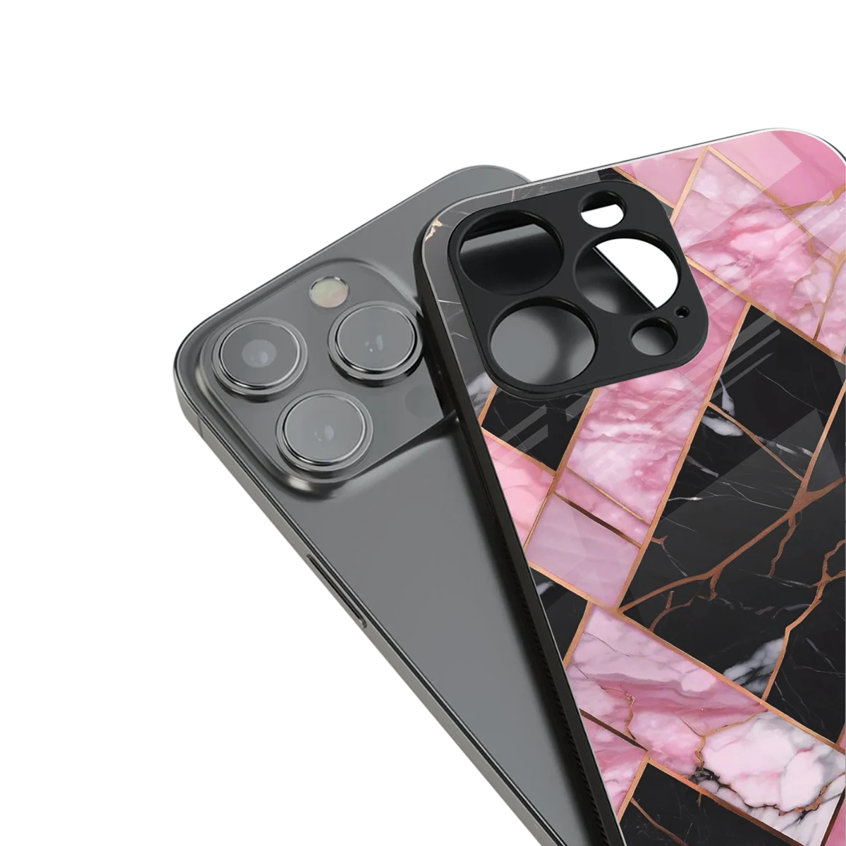 Rose Luxe stylish phone case for iphone 15 pro max | glossy glass and slim fit