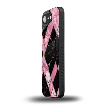 Rose Luxe iphone 16e mobile cover | shockproof glass phone case