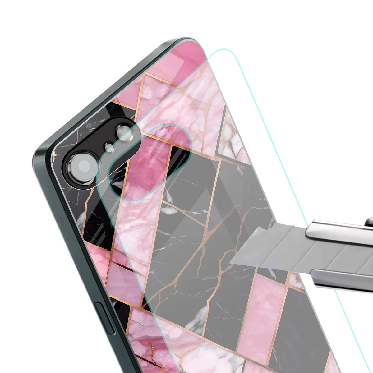 Rose Luxe stylish phone case for iphone 17e | glossy glass and slim fit