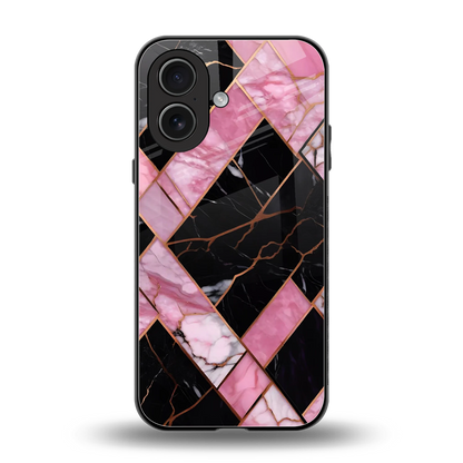 Rose Luxe back phone cover | glass case for iphone 17