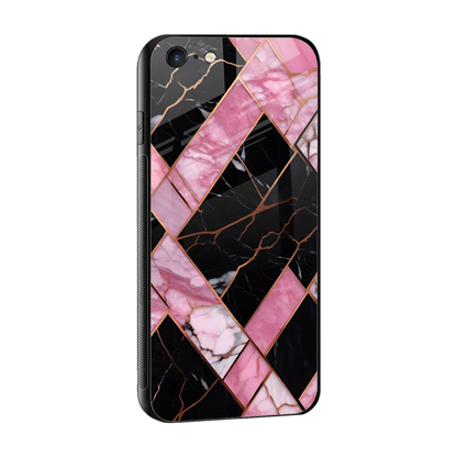 Rose Luxe sleek iphone 6 cover with tempered glass back and TPU edges