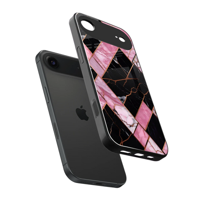 Rose Luxe sleek iphone air cover with tempered glass back and TPU edges