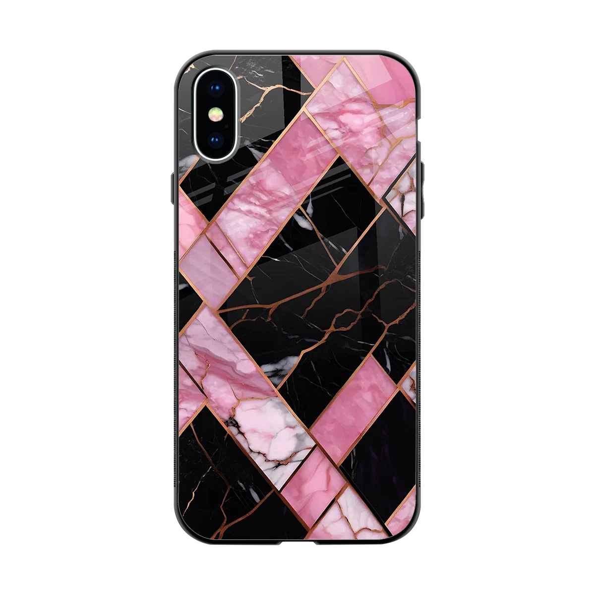 Rose Luxe back phone cover | glass case for iphone xs
