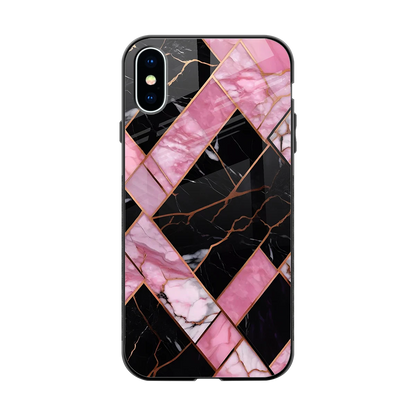 Rose Luxe back phone cover | glass case for iphone xs