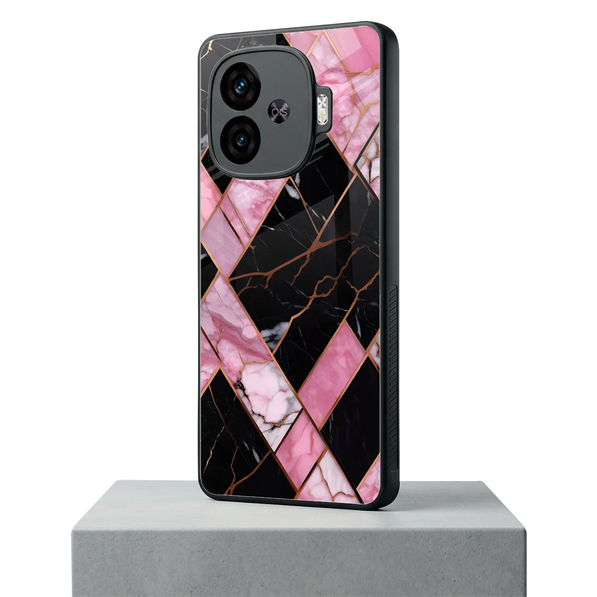 Rose Luxe iqoo neo 10r 5g mobile cover | shockproof glass phone case