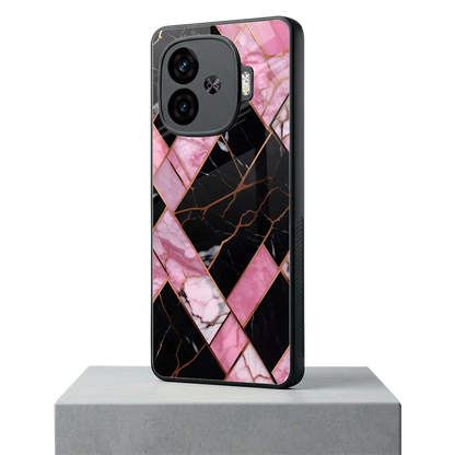 Rose Luxe iqoo neo 10r 5g mobile cover | shockproof glass phone case