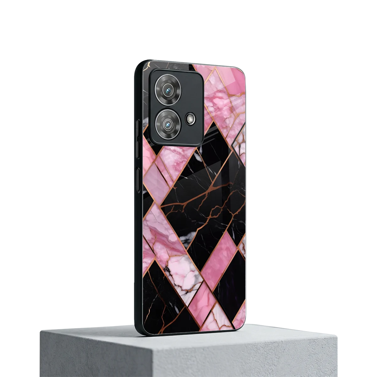 Rose Luxe motorola edge 40 neo 5g mobile cover | shockproof glass phone case