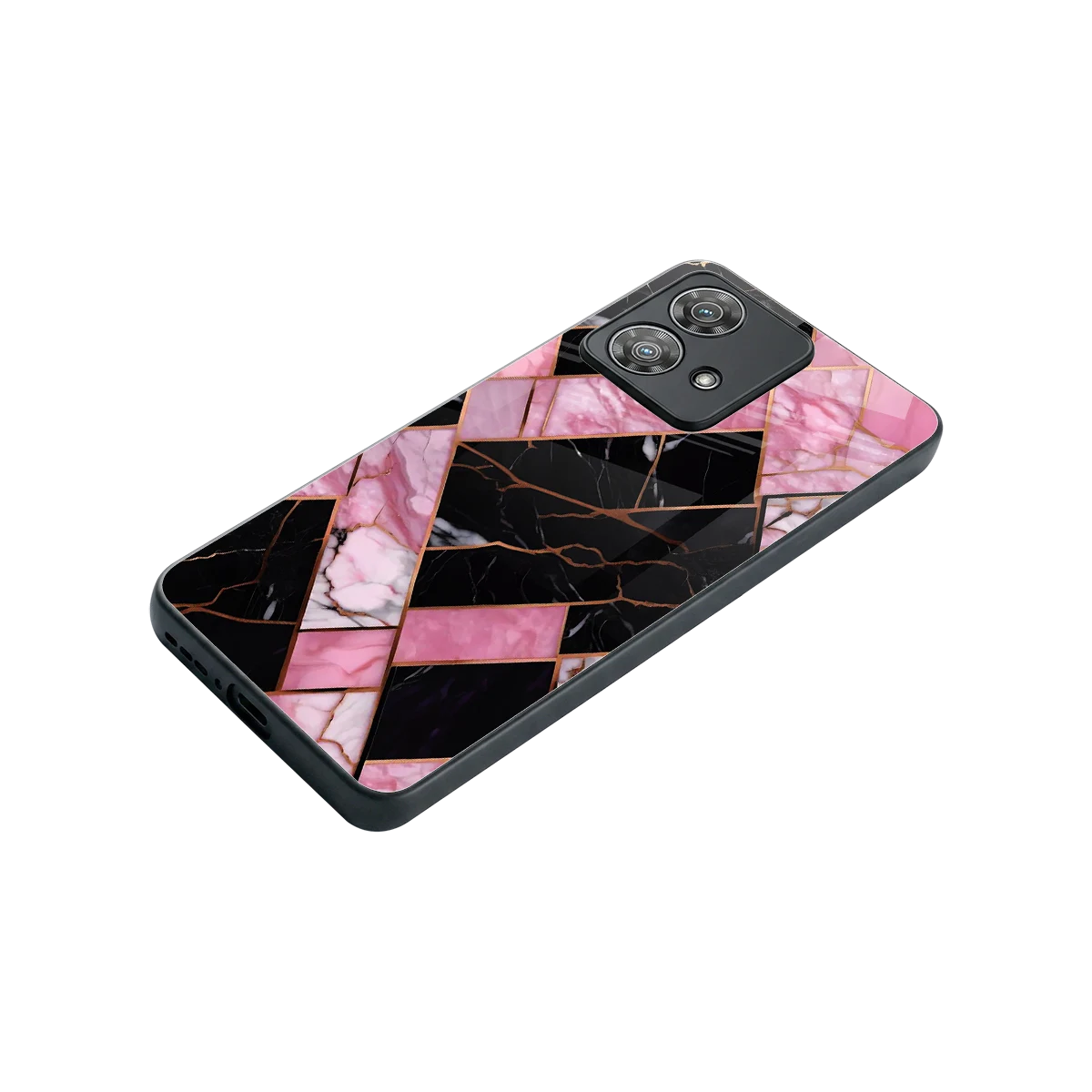Rose Luxe stylish phone case for motorola edge 40 neo 5g | glossy glass and slim fit