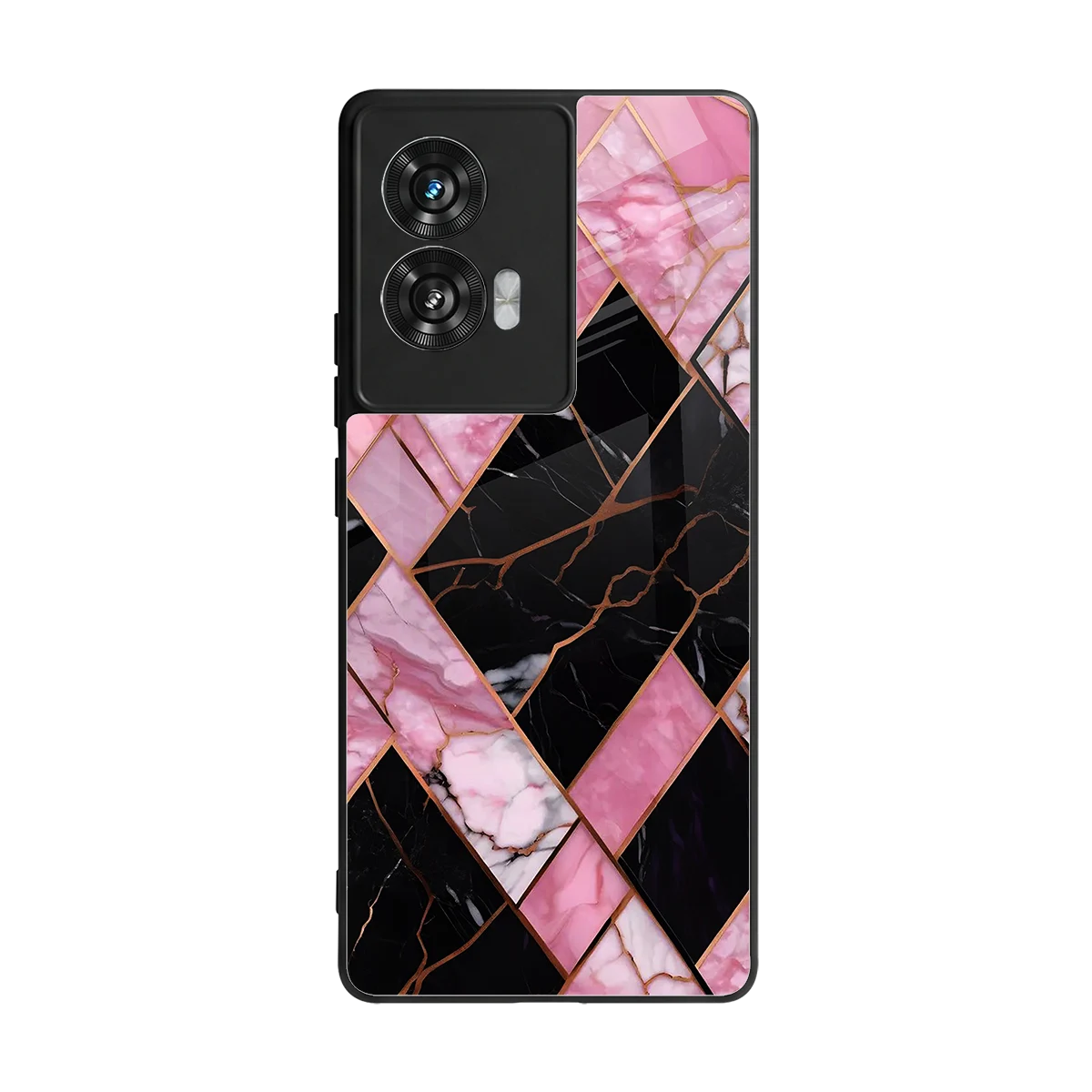 Rose Luxe back phone cover | glass case for motorola edge 50 fusion