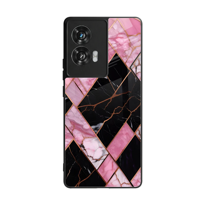 Rose Luxe back phone cover | glass case for motorola edge 50 fusion