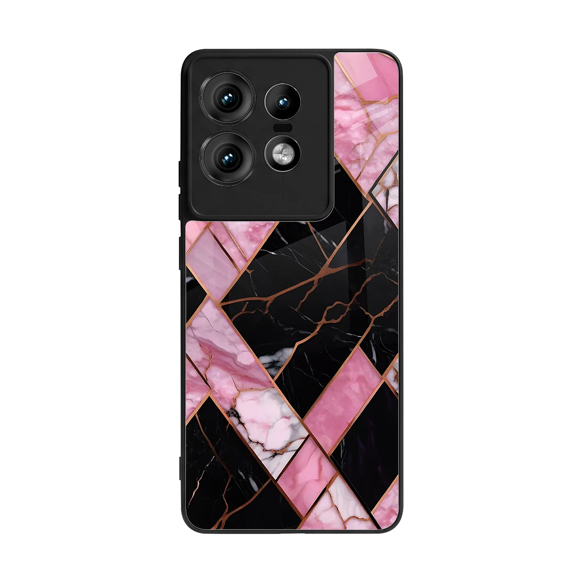 Rose Luxe back phone cover | glass case for motorola edge 50 pro