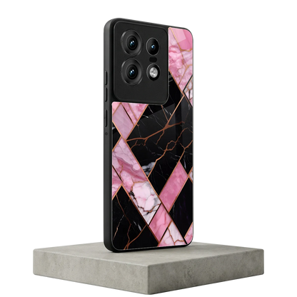 Rose Luxe motorola edge 50 pro mobile cover | shockproof glass phone case