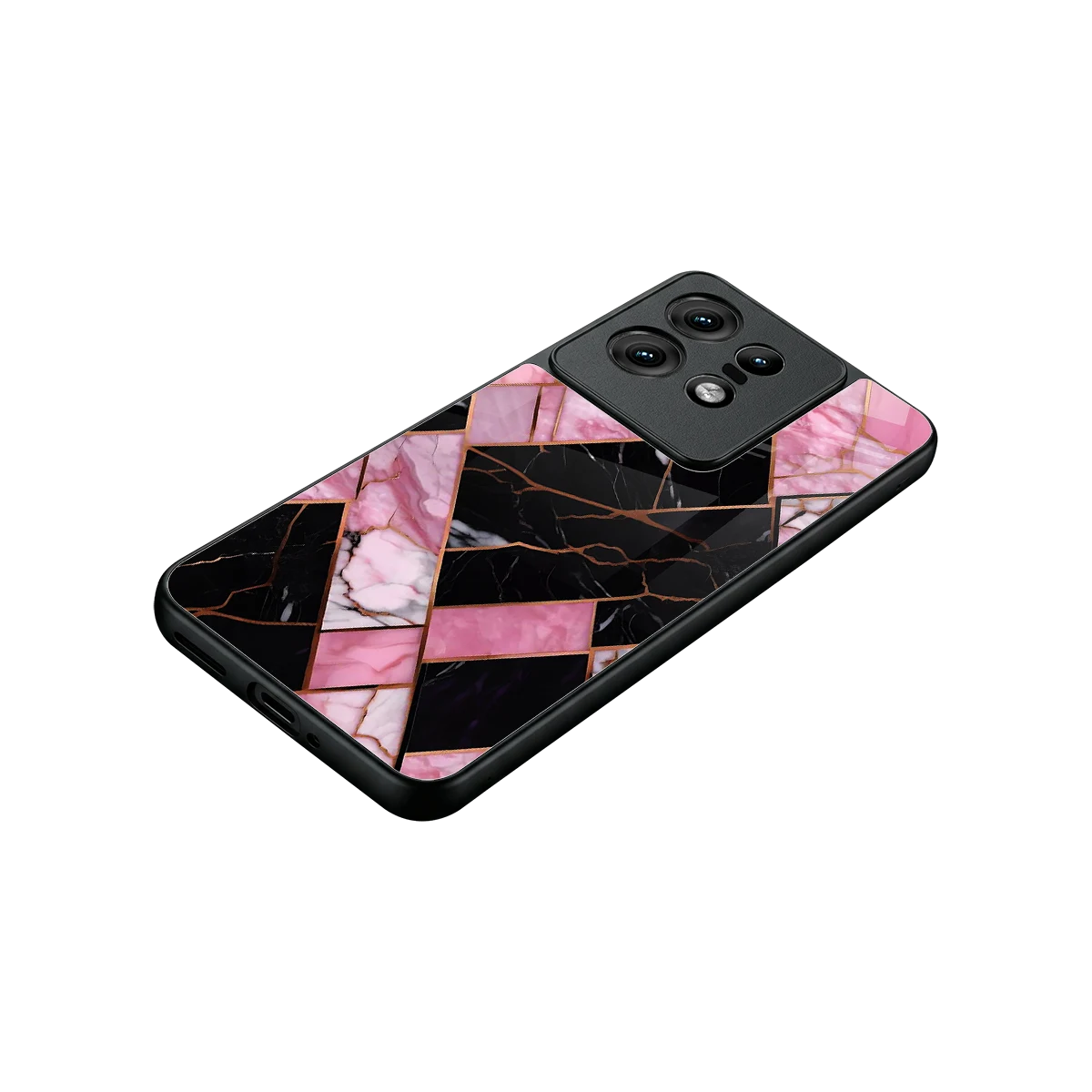 Rose Luxe stylish phone case for motorola edge 50 pro | glossy glass and slim fit