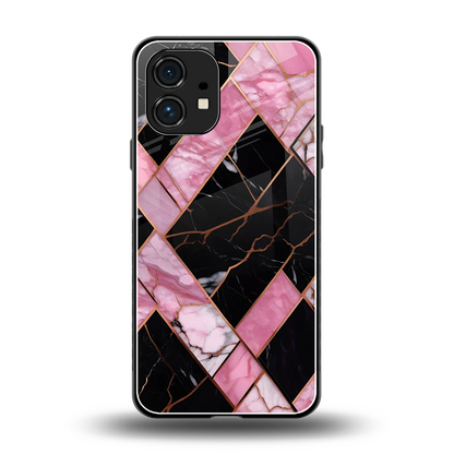 Rose Luxe back phone cover | glass case for nothing phone 1