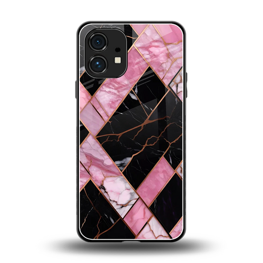 Rose Luxe back phone cover | glass case for nothing phone 1