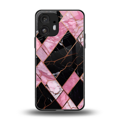 Rose Luxe back phone cover | glass case for nothing phone 2