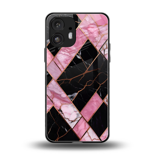 Rose Luxe back phone cover | glass case for nothing phone 2