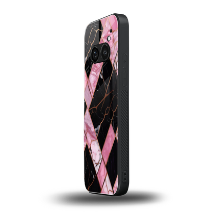 Rose Luxe nothing phone 2a plus mobile cover | shockproof glass phone case