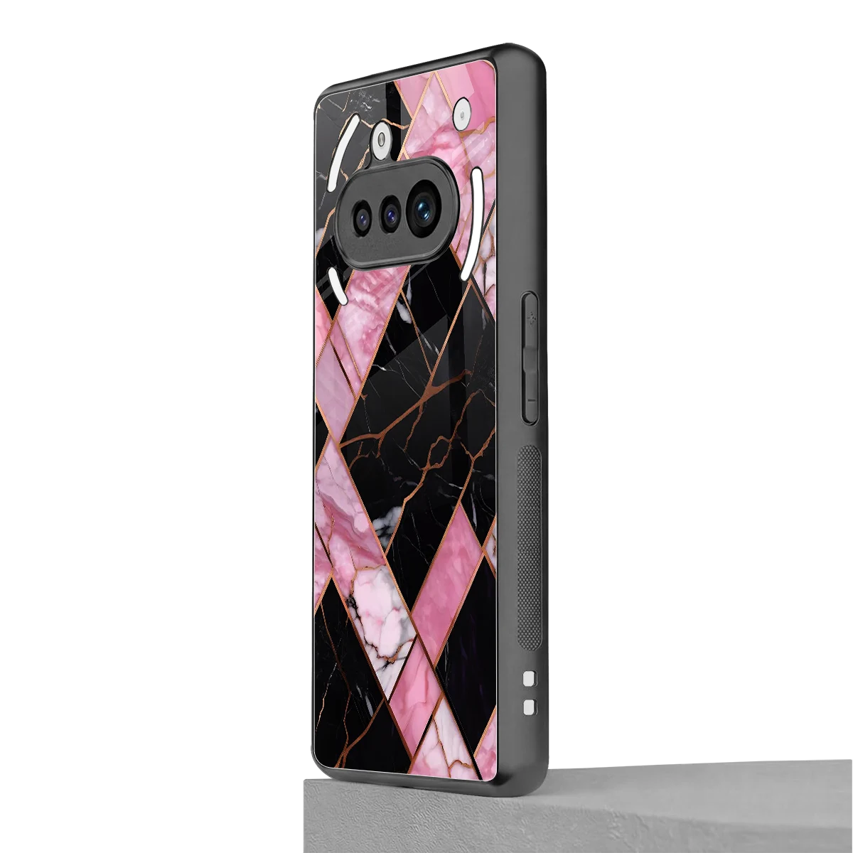 Rose Luxe nothing phone 3a mobile cover | shockproof glass phone case