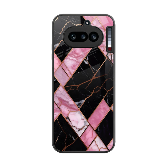 Rose Luxe back phone cover | glass case for nothing phone 4a