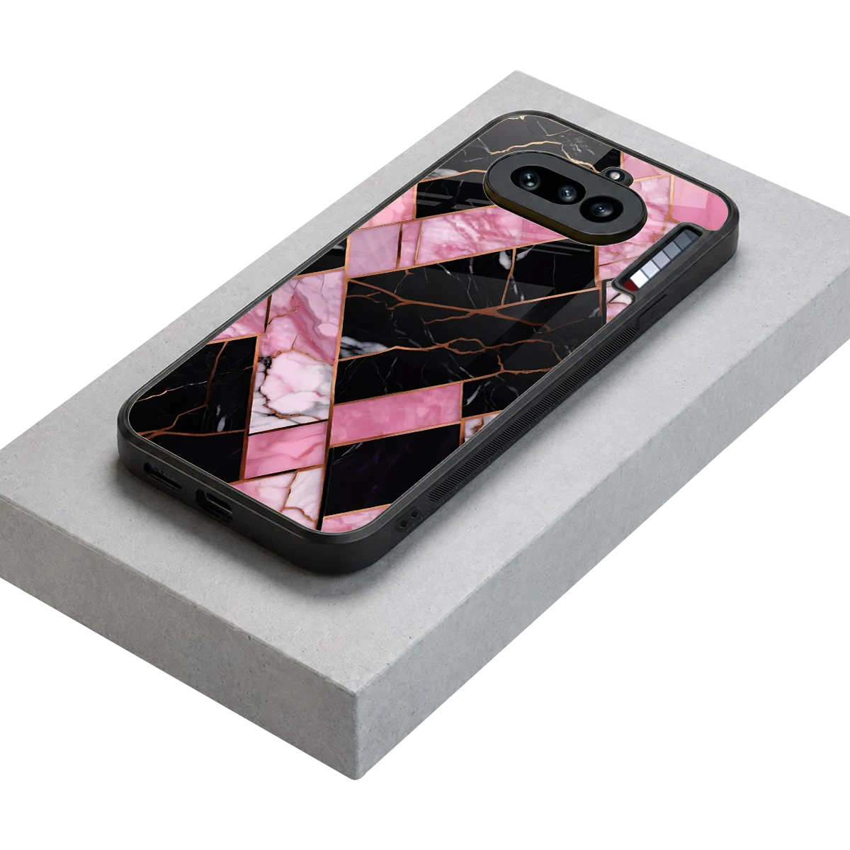 Rose Luxe stylish phone case for nothing phone 4a | glossy glass and slim fit