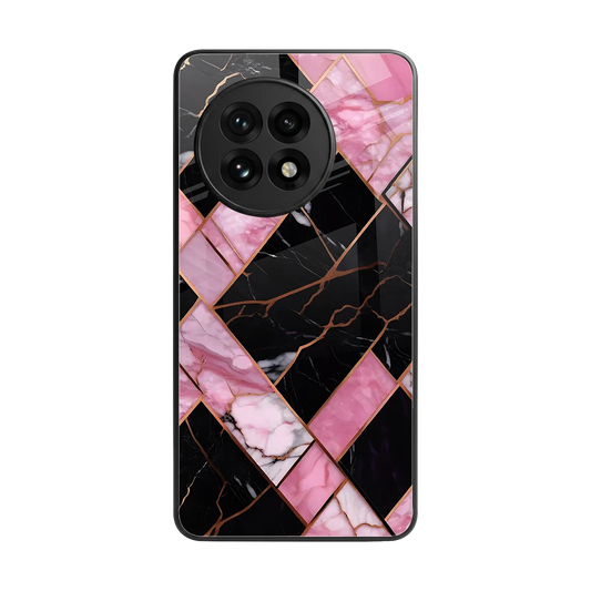 Rose Luxe back phone cover | glass case for oneplus 13r