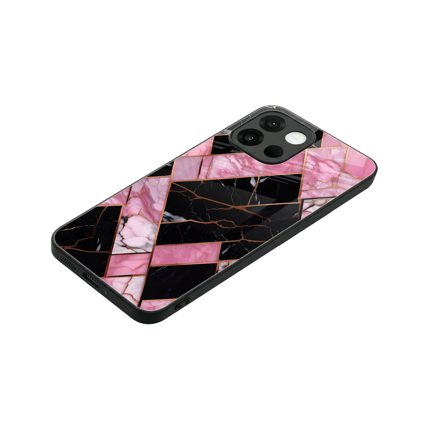 Rose Luxe stylish phone case for oneplus 13s | glossy glass and slim fit