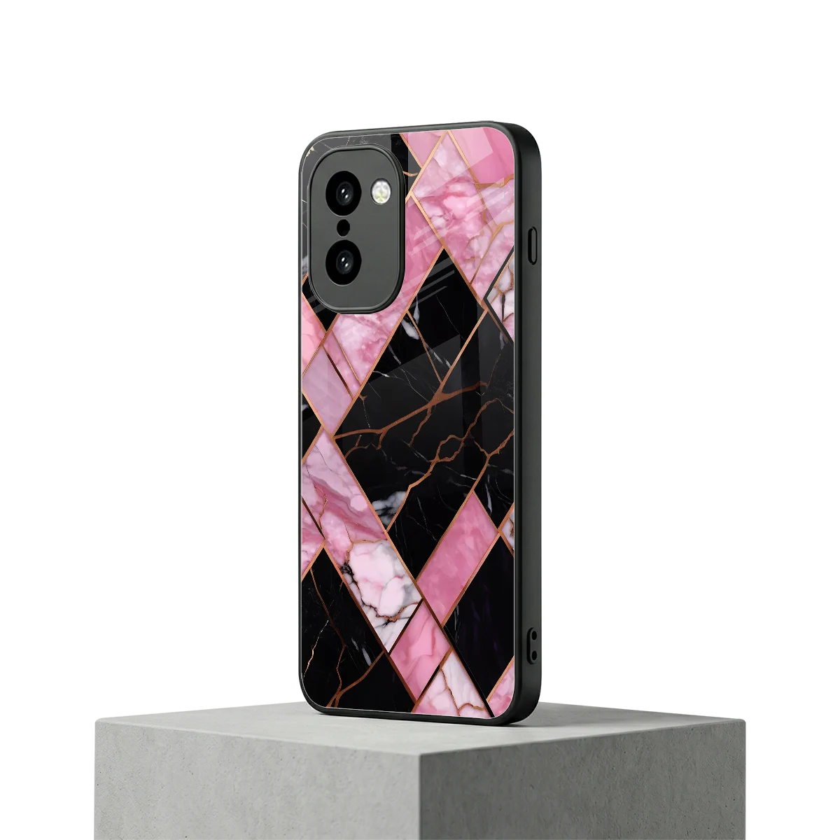 Rose Luxe oneplus 15r mobile cover | shockproof glass phone case