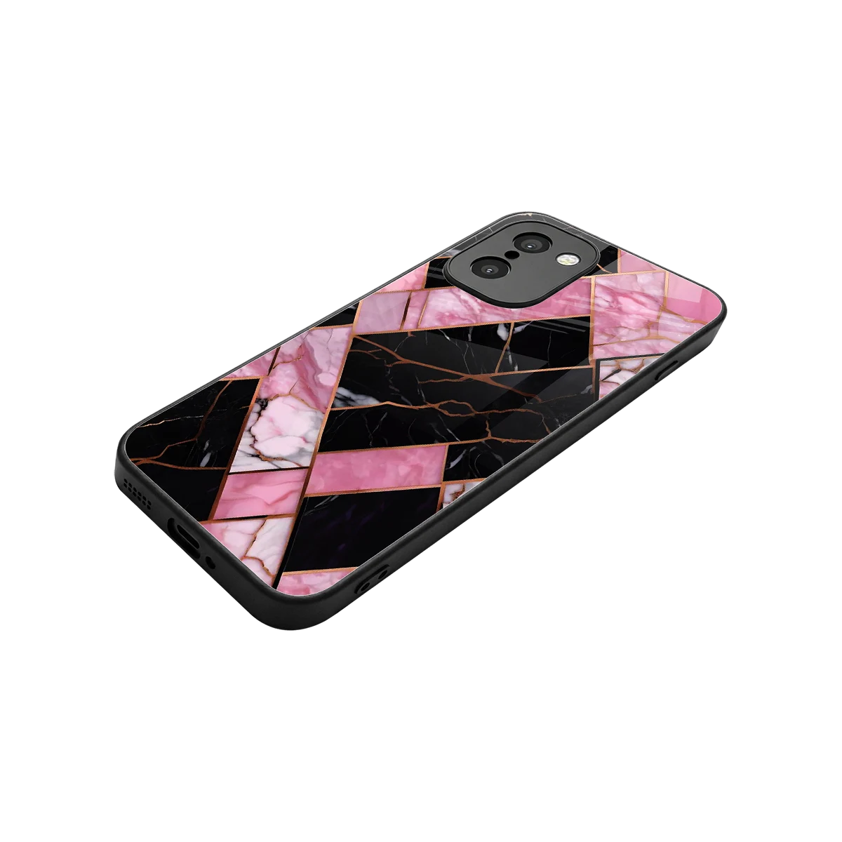Rose Luxe stylish phone case for oneplus 15r | glossy glass and slim fit