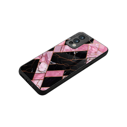 Rose Luxe stylish phone case for oneplus nord 2 | glossy glass and slim fit