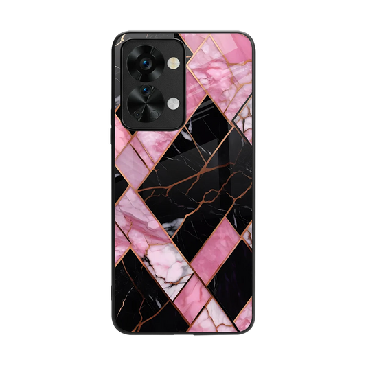 Rose Luxe back phone cover | glass case for oneplus nord 2t