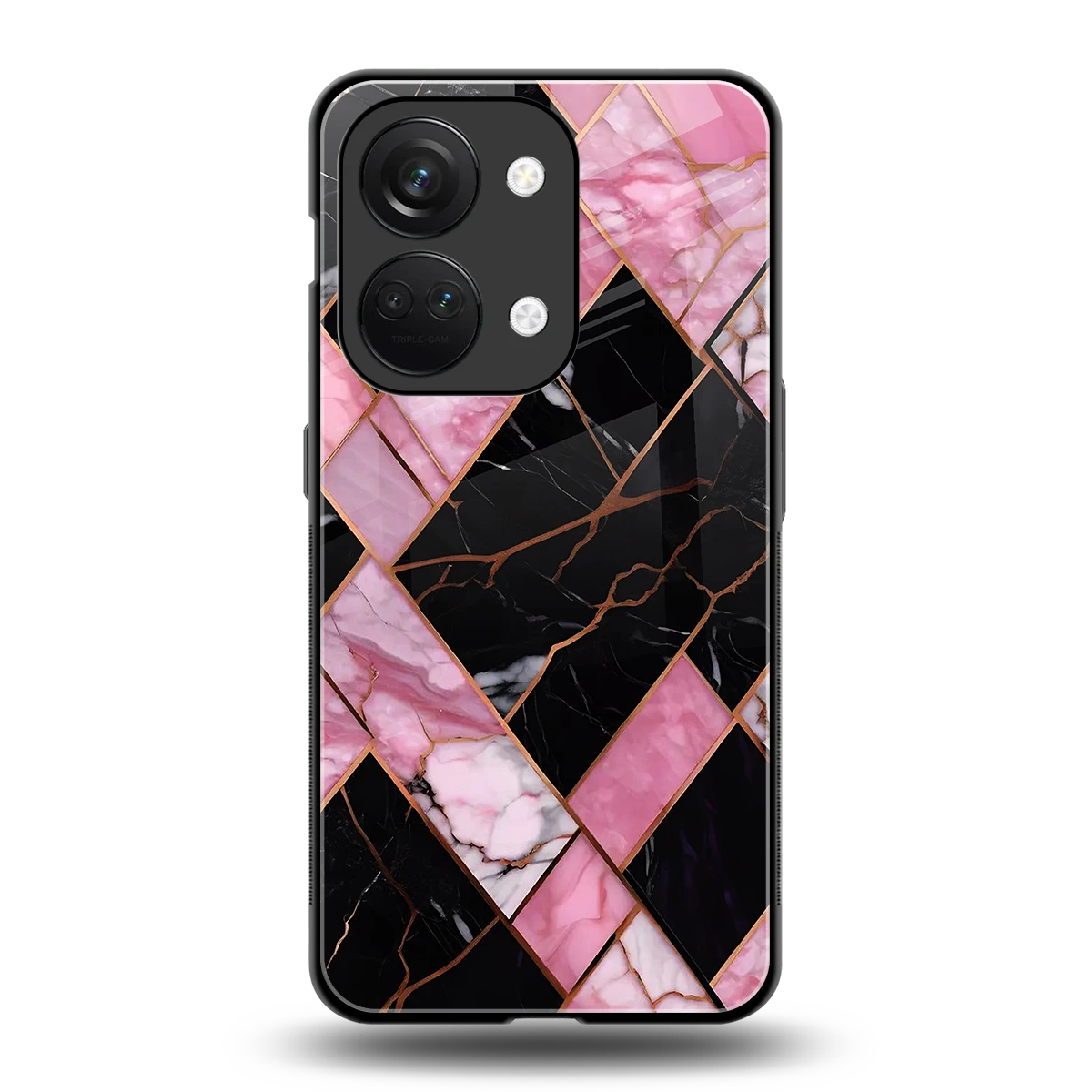 Rose Luxe back phone cover | glass case for oneplus nord 3
