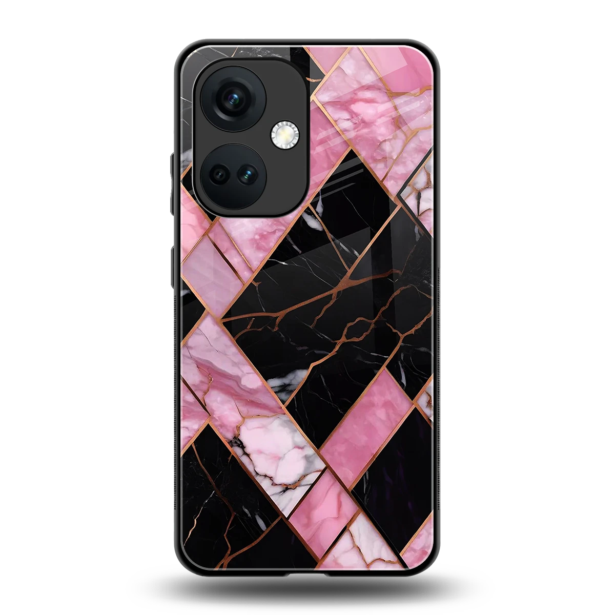 Rose Luxe back phone cover | glass case for oneplus nord ce 3