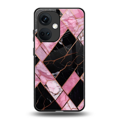 Rose Luxe back phone cover | glass case for oneplus nord ce 3