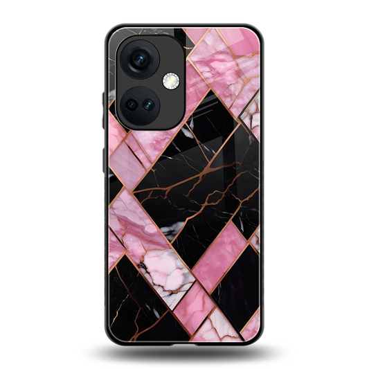 Rose Luxe back phone cover | glass case for oneplus nord ce 3