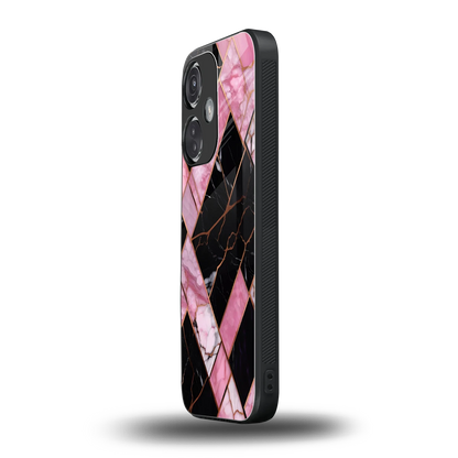 Rose Luxe oneplus nord ce 3 mobile cover | shockproof glass phone case