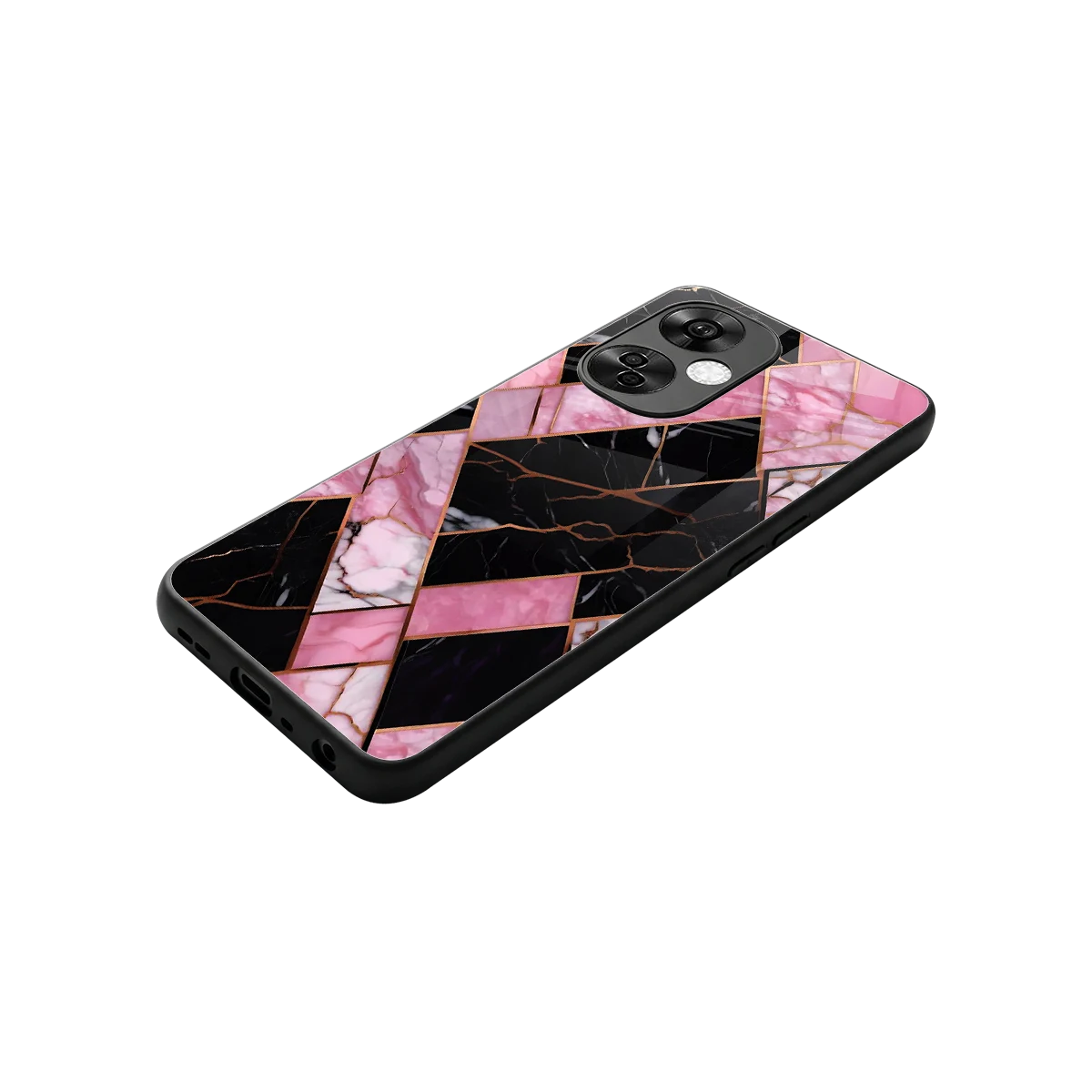 Rose Luxe stylish phone case for oneplus nord ce 3 lite | glossy glass and slim fit