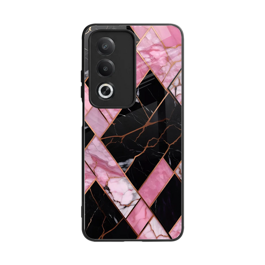 Rose Luxe back phone cover | glass case for oppo a3 pro