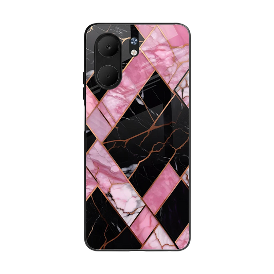 Rose Luxe back phone cover | glass case for oppo a5x 5g