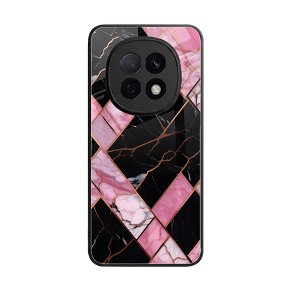 Rose Luxe back phone cover | glass case for oppo f29 pro 5g