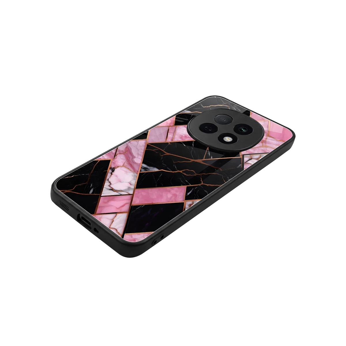 Rose Luxe stylish phone case for oppo f29 pro 5g | glossy glass and slim fit