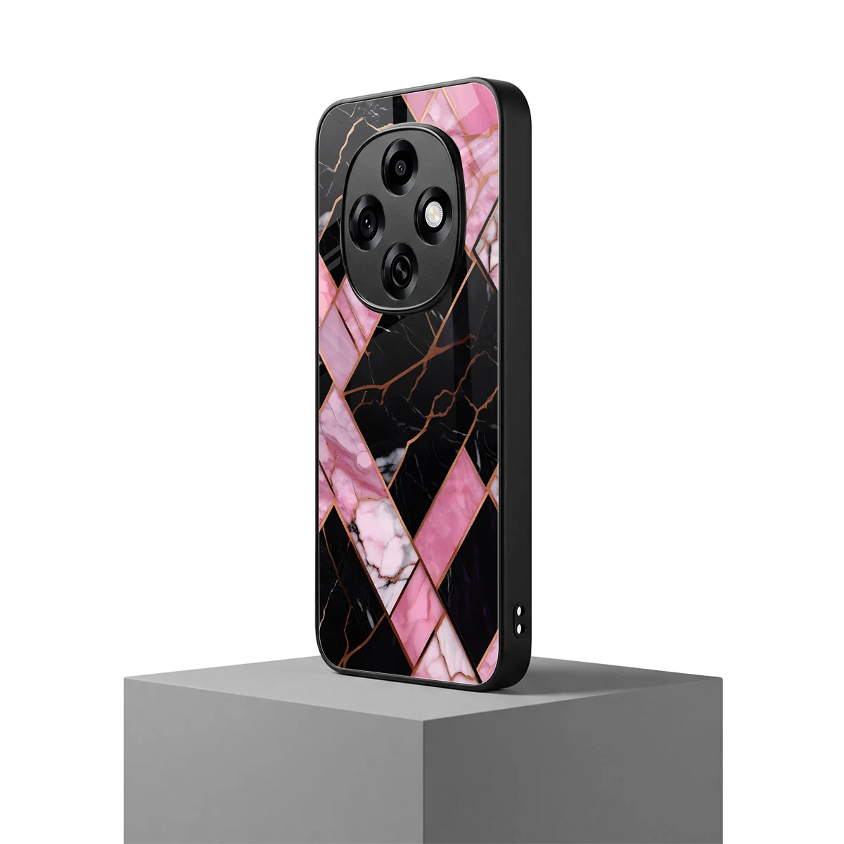 Rose Luxe oppo f31 pro 5g mobile cover | shockproof glass phone case