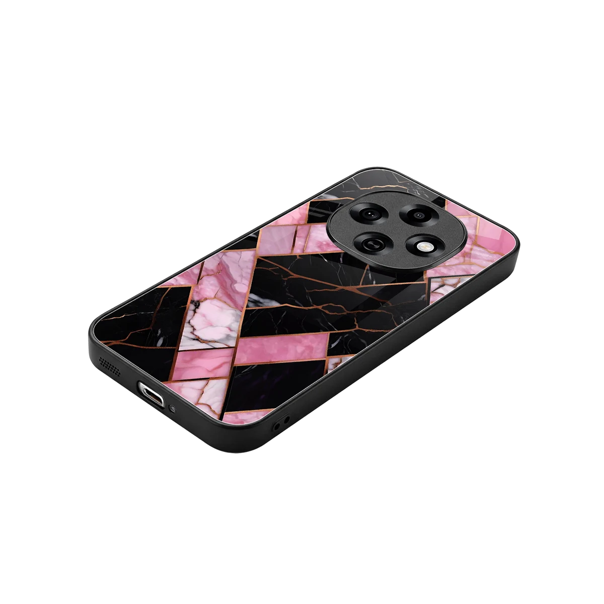 Rose Luxe stylish phone case for oppo f31 pro 5g | glossy glass and slim fit