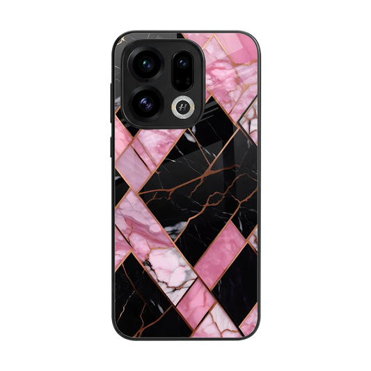 Rose Luxe back phone cover | glass case for oppo find x9