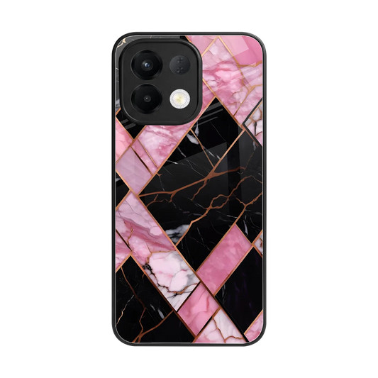 Rose Luxe back phone cover | glass case for oppo k13 5g