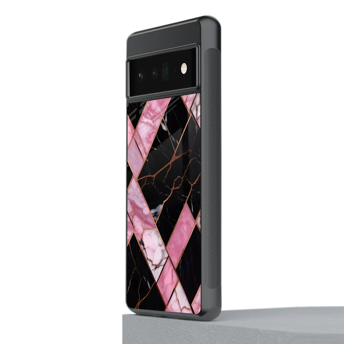 Rose Luxe stylish phone case for google pixel 6 pro | glossy glass and slim fit