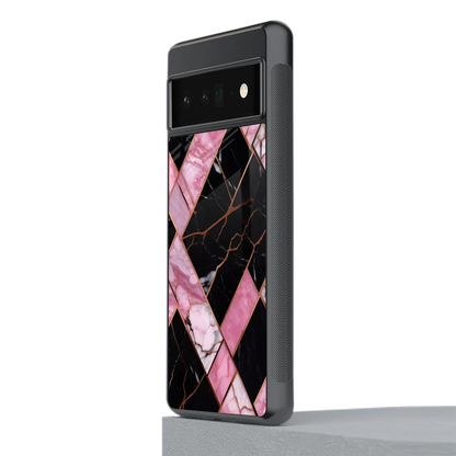 Rose Luxe stylish phone case for google pixel 6 pro | glossy glass and slim fit