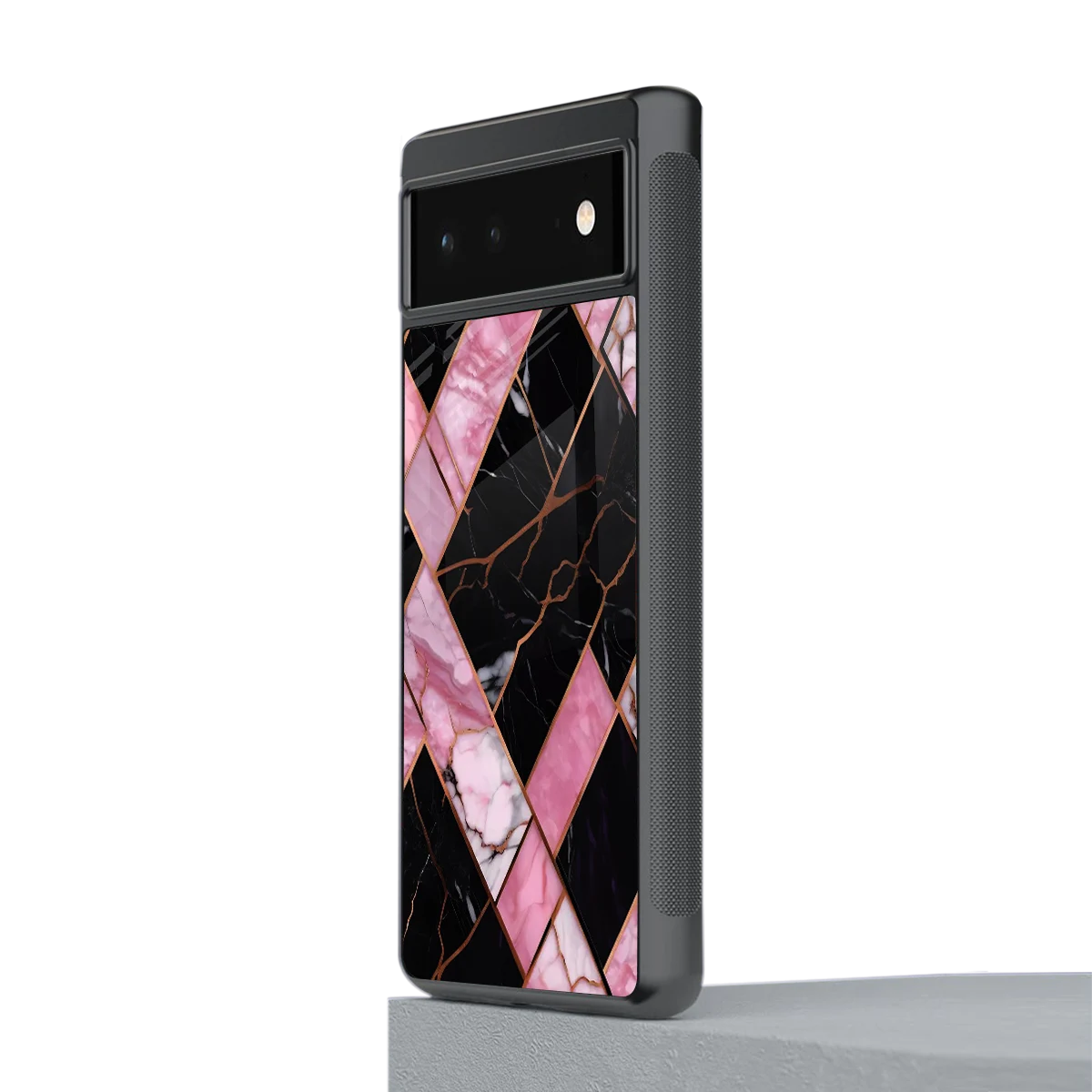 Rose Luxe stylish phone case for google pixel 6 | glossy glass and slim fit