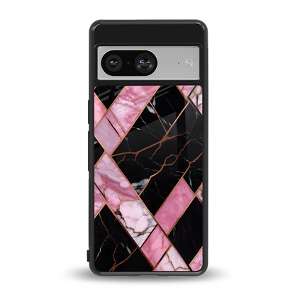 Rose Luxe back phone cover | glass case for google pixel 8